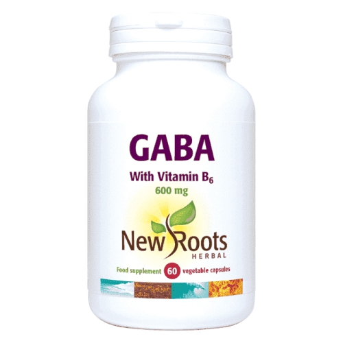 60 vegetarische capsules New Roots Herbal Gaba 600mg