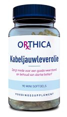 90 Softgels Orthica Kabeljauwleverolie