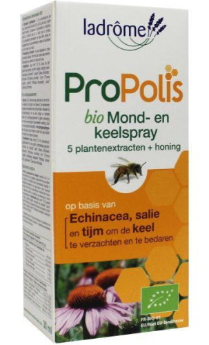 30 ml Ladrôme Laboratoire Propolis Keel- en Mondspray Biologisch