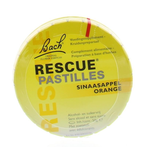 50 gram Bach Rescue Pastilles Sinaasappel