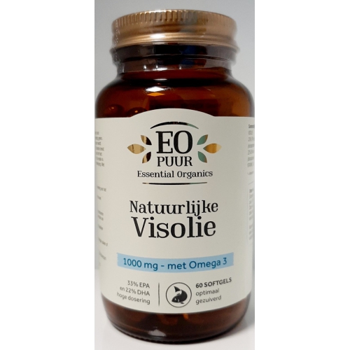 60 softgels Essential Organics Puur Natuurlijke Visolie