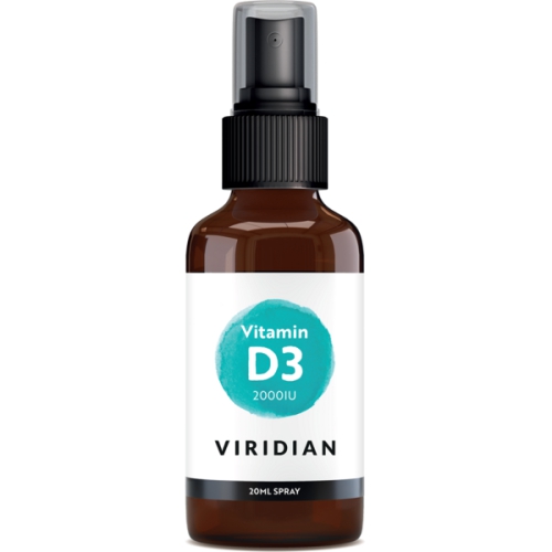 20 ml Viridian Vitamin D3 2000 IU Spray