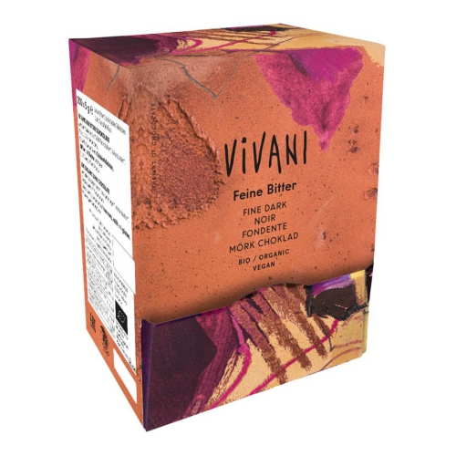 200 x 5 Gramm Vivani Chocolade Naps Puur Biologisch