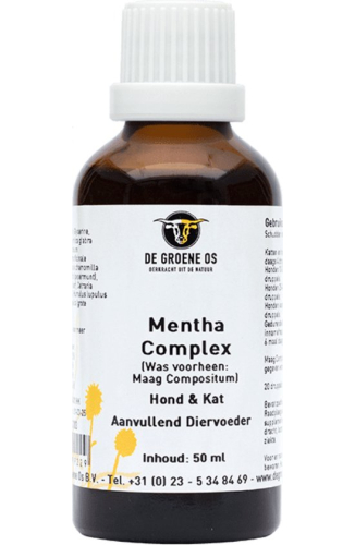 De Groene Os Veterinair Mentha Complex voor Hond en Kat