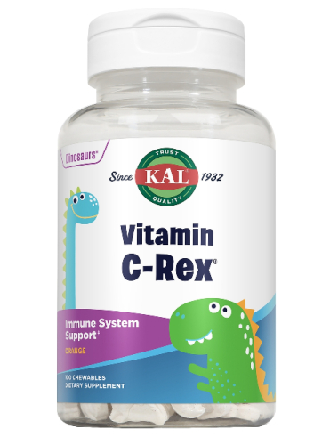 100 kauwtabletten KAL Dinosaurs Vitamin C-Rex