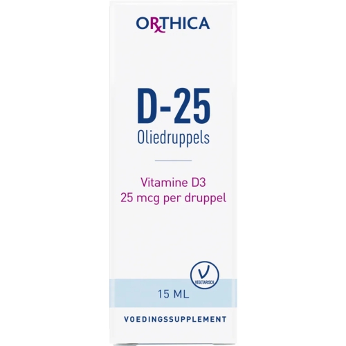 15 Ml Orthica D-25 Oliedruppels