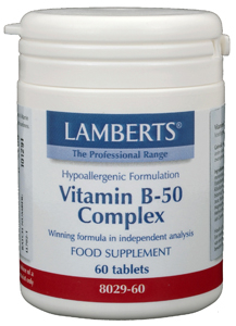 60 tabletten Lamberts Vitamine B-50 Complex
