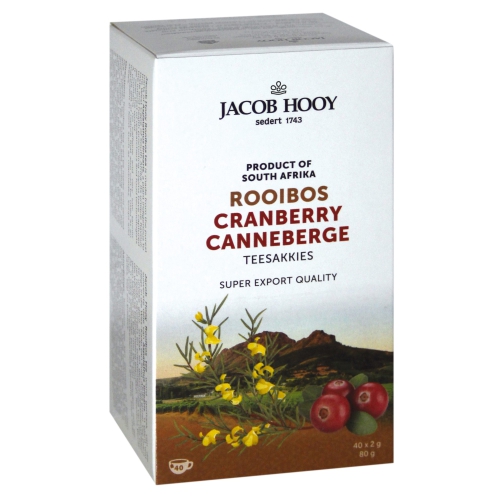Jacob Hooy Rooibos Cranberry Teesakkies