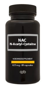 80 capsules APB Holland NAC (N-Acetlyl-Cysteine) 625 mg