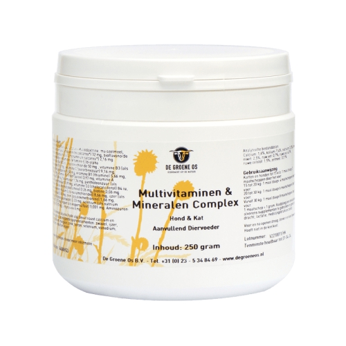 De Groene Os Veterinair Multivitaminen & Mineralencomplex voor Hond en Kat
