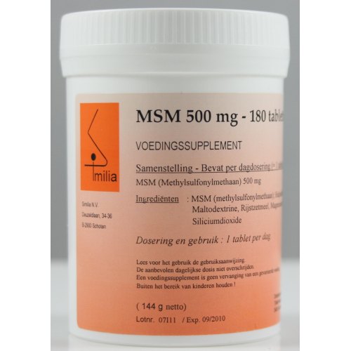 Similia MSM 500mg 180 tablets