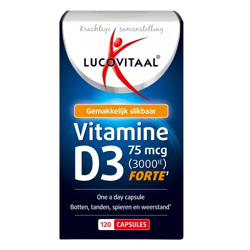 120 Kapseln Lucovitaal Vitamine D3 Forte 75 mcg