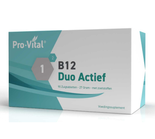 60 kauwtabletten Pro-Vital B12 Duo Actief