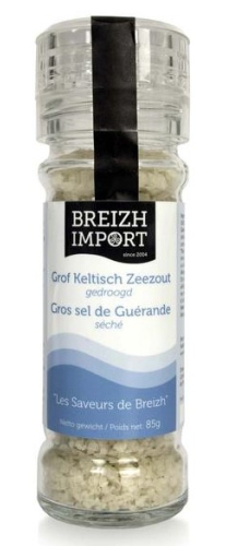 85 gram Breizh Import Grof Keltisch Gedroogd Zeezout Strooimolen