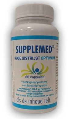 60 capsules Supplemed Rode Gistrijst Optimum capsules