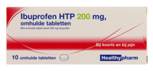 10 tabletten Healthypharm Ibuprofen 200 mg