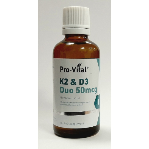 50 ml Pro-Vital K2 & D3 Duo 50 mcg
