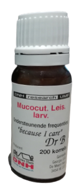 200 korrels DNH Research Mucocut. Leis. larv.