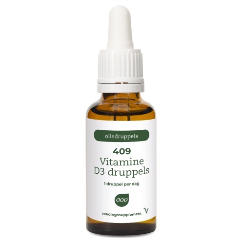 15 Ml AOV 409 Vitamine D3 druppels 25 mcg