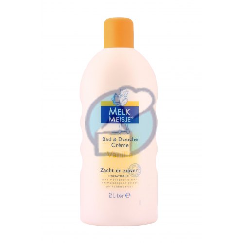 Melkmeisje Bad en Douche Creme Vanille 2000 Ml