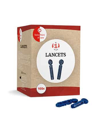 Swiss Point of Care Lancetten Glucose Hemoglobine