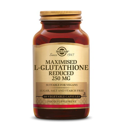 60 capsules Solgar Maximised L-Glutathione Reduced 250 mg