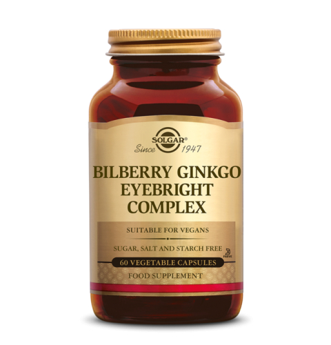 Solgar Bilberry-Ginkgo Eyebright Complex 60 Kapseln