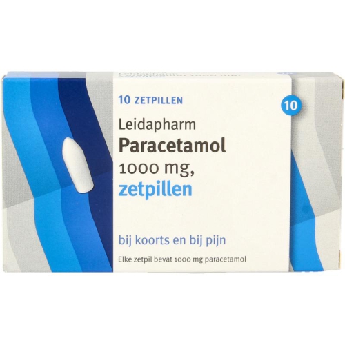 Leidapharm Paracetamol 1000 mg Zetpillen 10 Zäpfchen