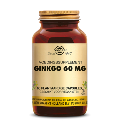 60 capsules Solgar Ginkgo 60 mg
