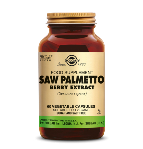 60 capsules Solgar Saw Palmetto Berry Extract