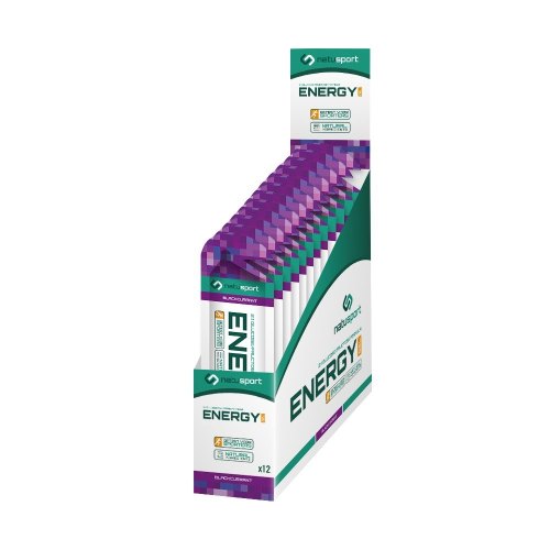 12 x 40 Gramm Natusport Energy Performance Gel Black Currant