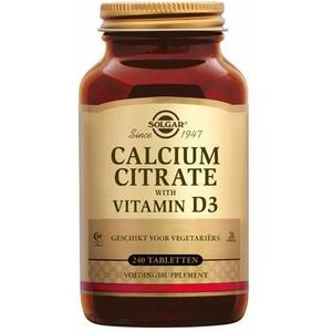 Solgar Calcium Citrate with Vitamin D3