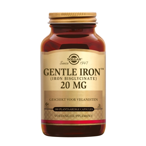 180 capsules Solgar Gentle Iron 20 mg
