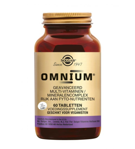 60 tabletten Solgar Omnium Multivitamine