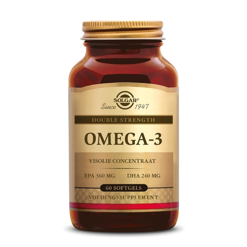 60 softgels Solgar Omega-3 Visolie Double Strength