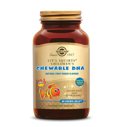Solgar Lit`l Squirts Childrens Chewable DHA 90 Softgels