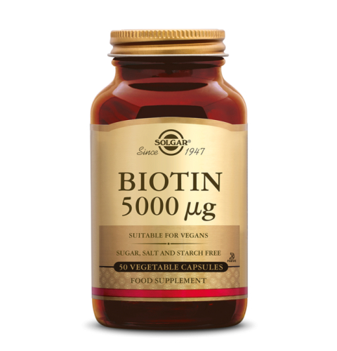 100 capsules Solgar Biotin 5000 mcg