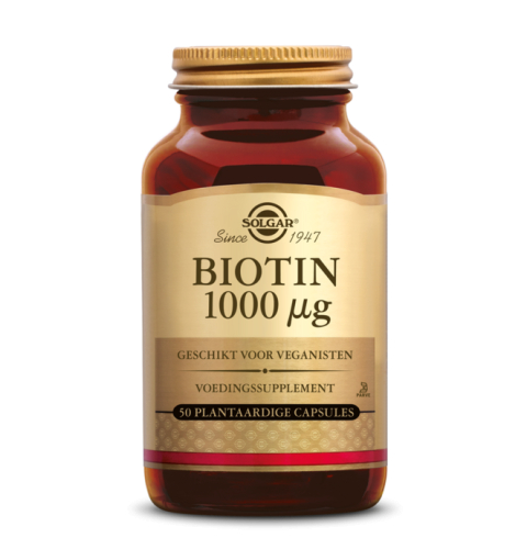 50 capsules Solgar Biotin 1000 mcg