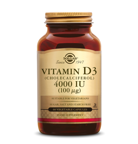  Solgar Vitamine D3 4000 IU 100 mcg