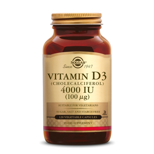 Solgar Vitamine D3 4000 IU 100 mcg