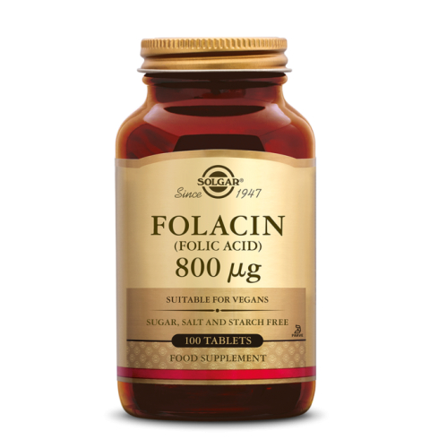 100 tablets Solgar Folacin 800 mcg