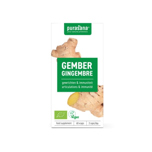 60 Kapseln Purasana Gember Biologisch
