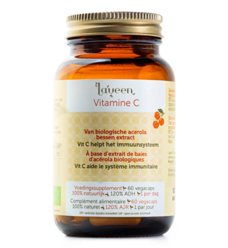 60 vegacaps Laveen Vitamine C Acerola Vegan Biologisch