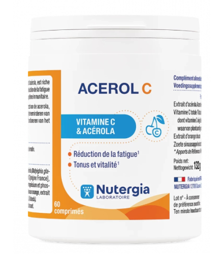 60 chewable tablets Nutergia Acerol C