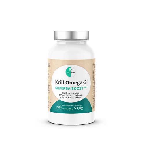 90 capsules Go-Keto Krill Omega-3 Superba Boost