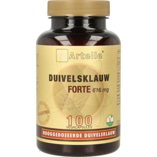 100 vegacaps Artelle Duivelsklauw Forte 616 mg