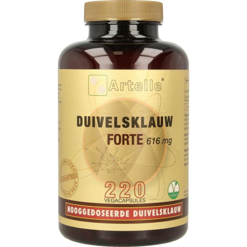 220 vegacaps Artelle Duivelsklauw Forte 616 mg