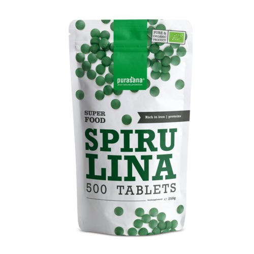 500 Tabletten Purasana Spirulina 500 mg Biologisch
