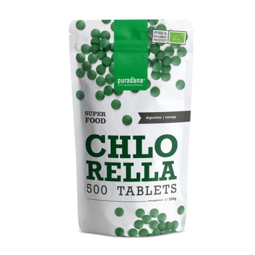 500 Tabletten Purasana Chlorella Vegan Biologisch