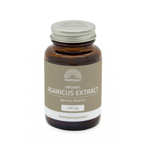 60 Kapseln Mattisson Agaricus Extract 400 mg Biologisch